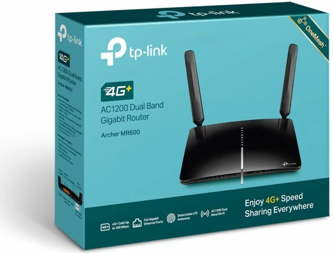 Router 4G+ LTE dual band AC1200 TP-LINK Archer MR600, micro SIM, 4x Gigabit, i zi