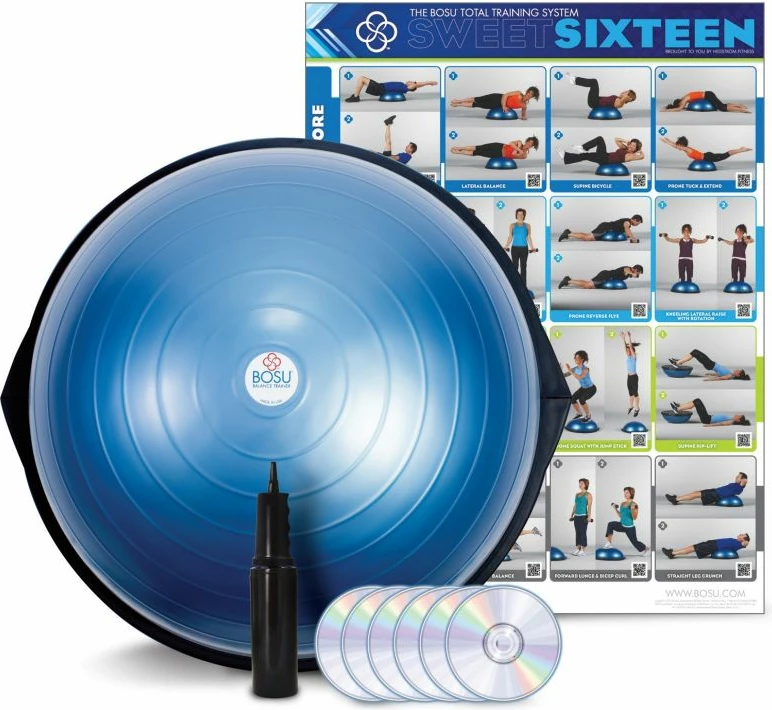 Pajisje ekuilibri për stërvitje Yakimasport BOSU, për meshkuj dhe femra