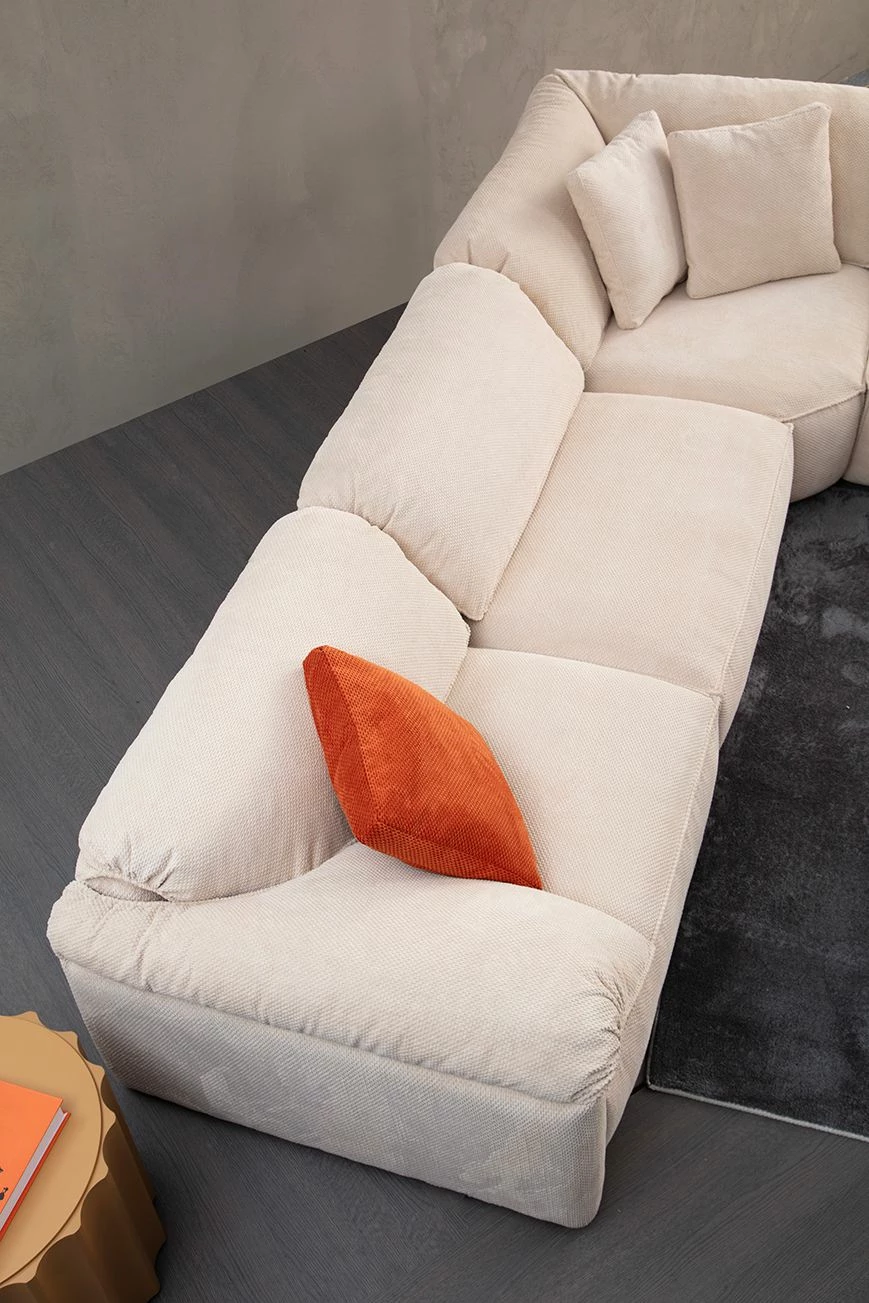 Këndare Flamingo, krem, Atelier del Sofa, set me 5 pjesë