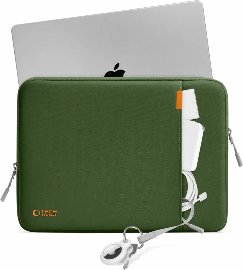 Çantë laptopi Tech-Protect Defender 15-16", jeshile, 1 copë