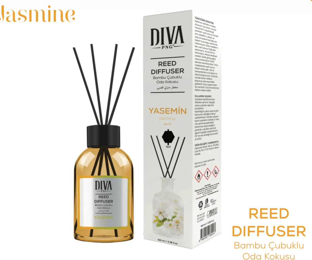 Difuzues me shkopinj aromash DIVA Lule Jasminë, 100ml
