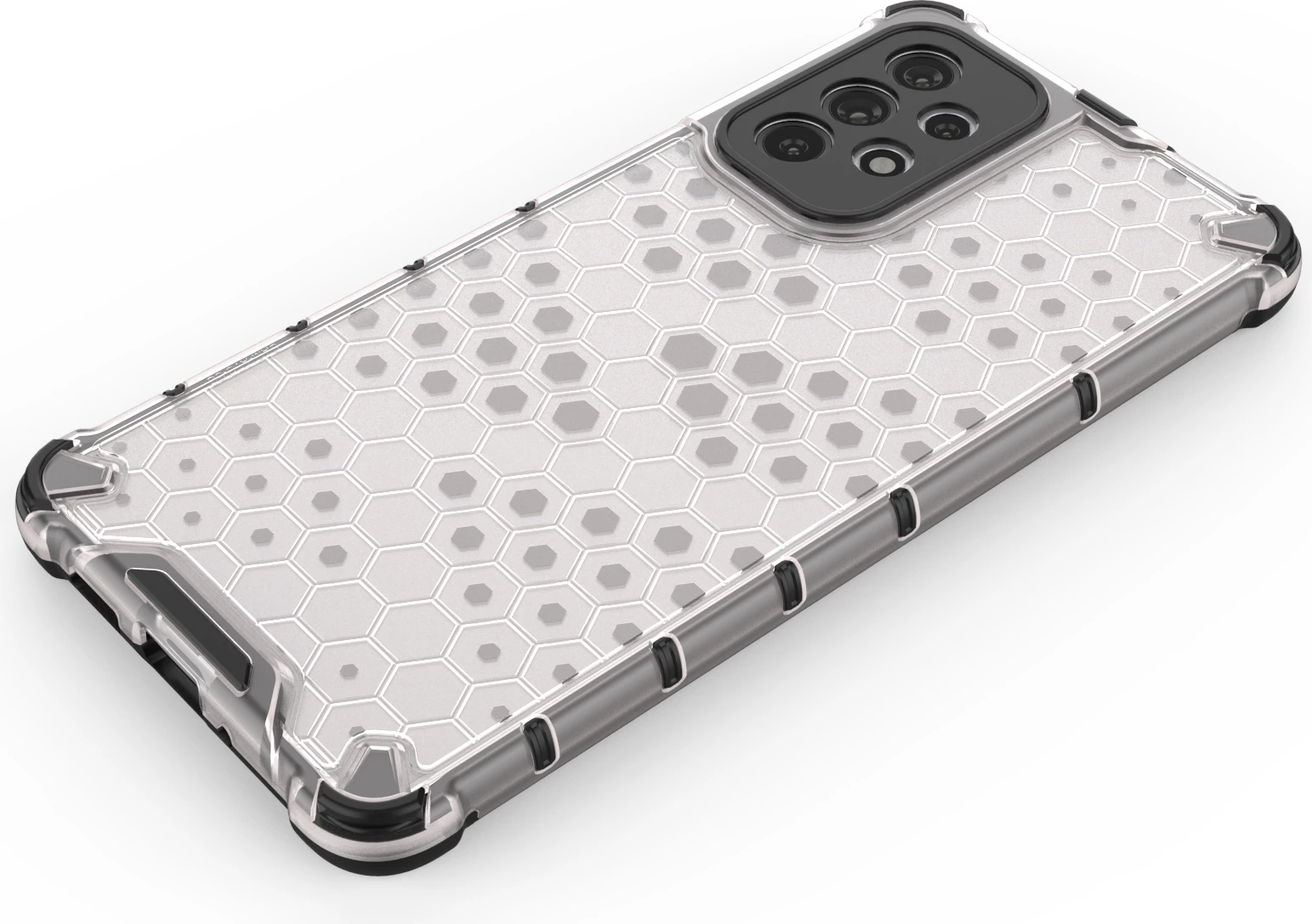 Mbështjellës Hurtel Honeycomb për Samsung Galaxy A73, i zi