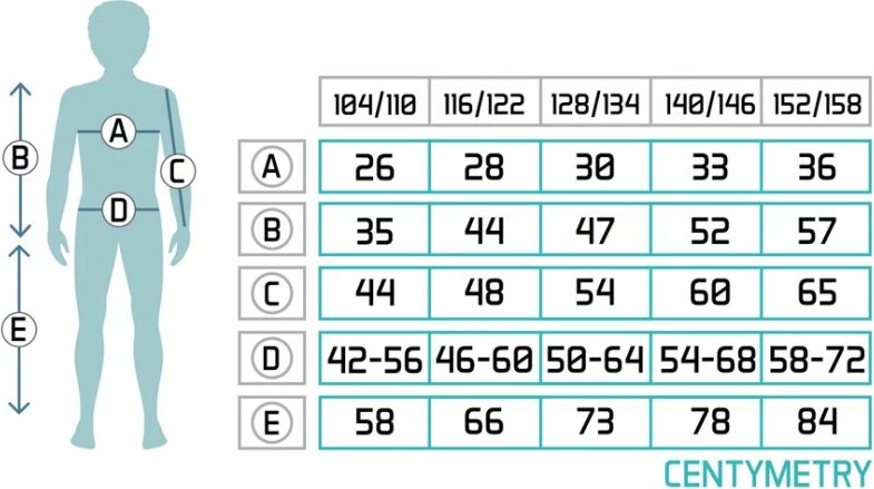 Set termoaktiv për fëmijë Meteor, për futboll dhe sporte dimërore