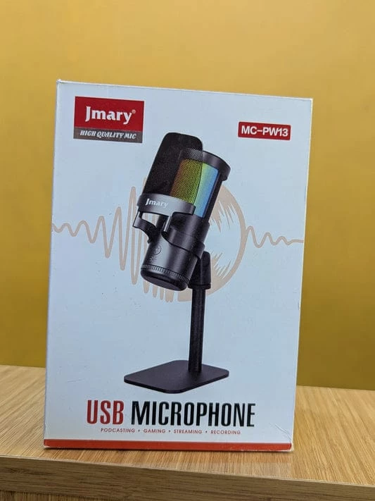 Mikrofon USB Profesional me RGB për Regjistrim Studio – Jmary MC-PW13