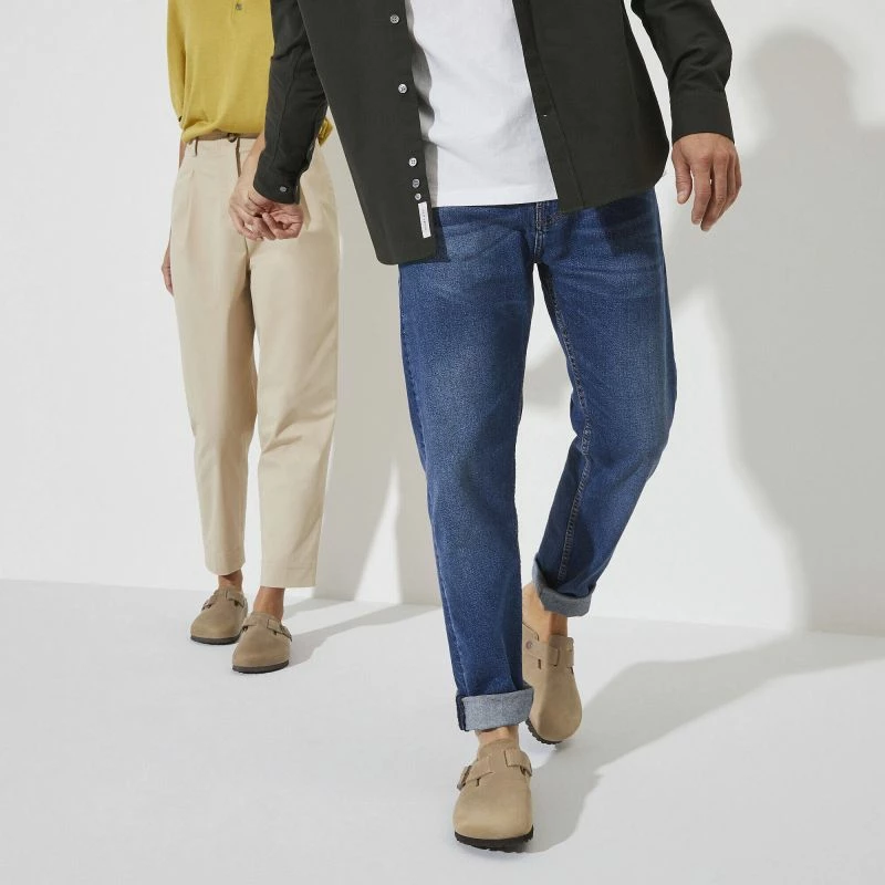 Këpucë Boston Birkenstock unisex, kafe