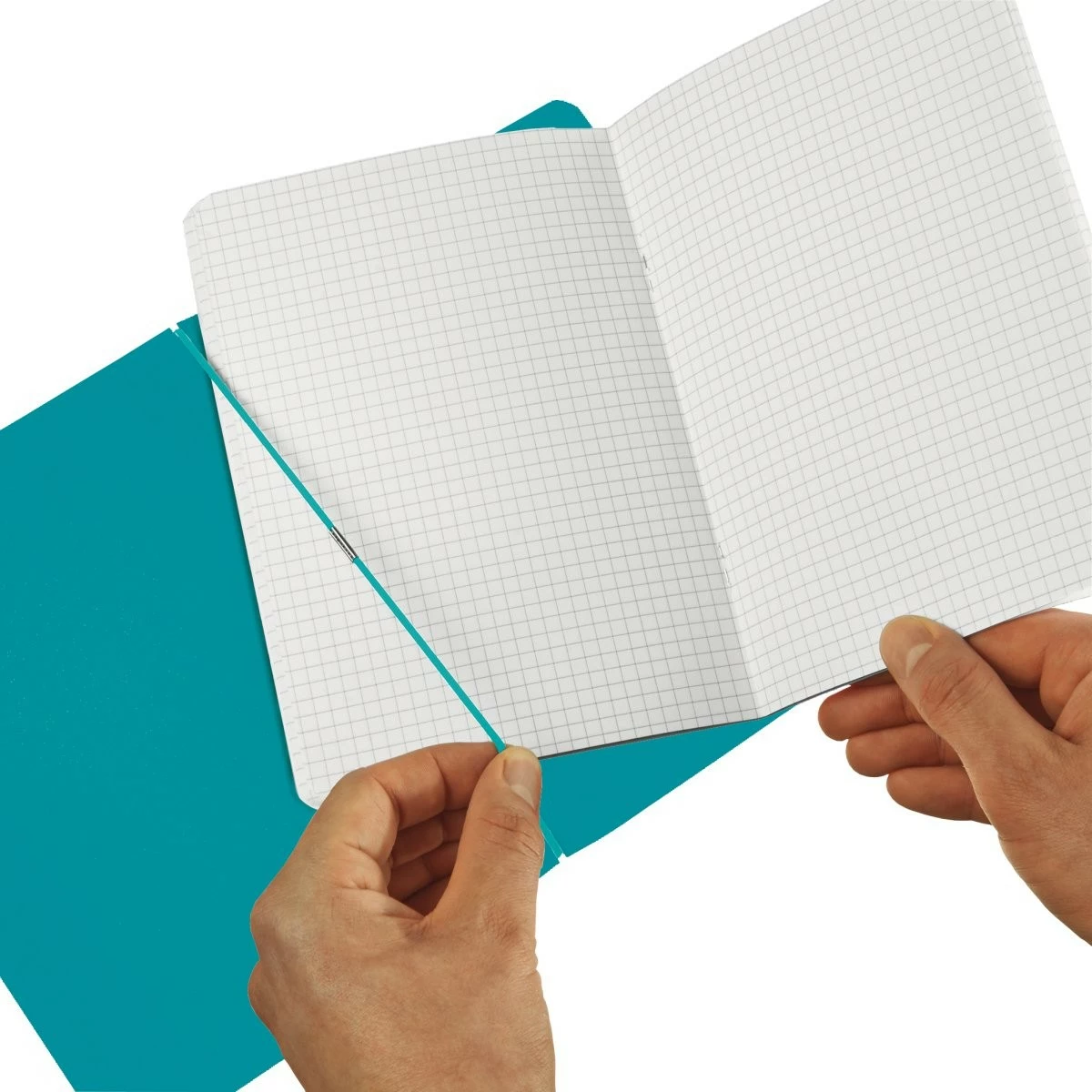 Bllok shënimesh herlitz my.book flex A4, 2x40 fletë, kapak plastik, turquoise