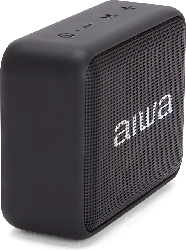 Altoparlant Bluetooth portativ Aiwa BS-200BK, 6 W, IPX6, TWS, FM, 2000 mAh, i zi