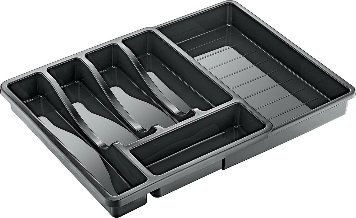 Rregullues për sirtar kuzhine, ngjyrë gri, Hermia FT-054