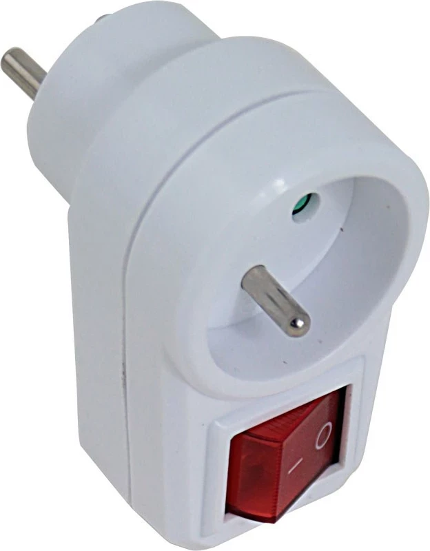 Shpërndarës elektrik Esperanza ELK301W me çelës, 1 prizë, E, Bardhë