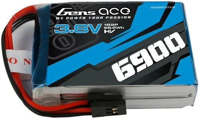 Bateri LiPo Gens Ace 6900mAh 3.8V 1C 1S2P për makina RC