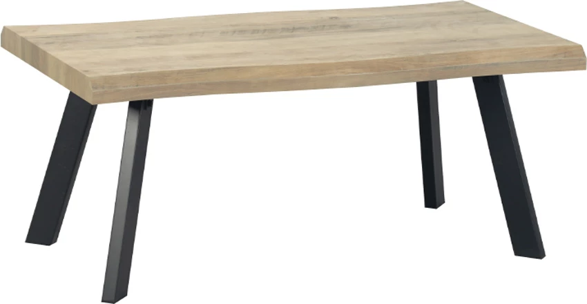 Tavolinë kafeje Brick-Urban, ngjyrë natyrale/zezë, 110x60x45cm