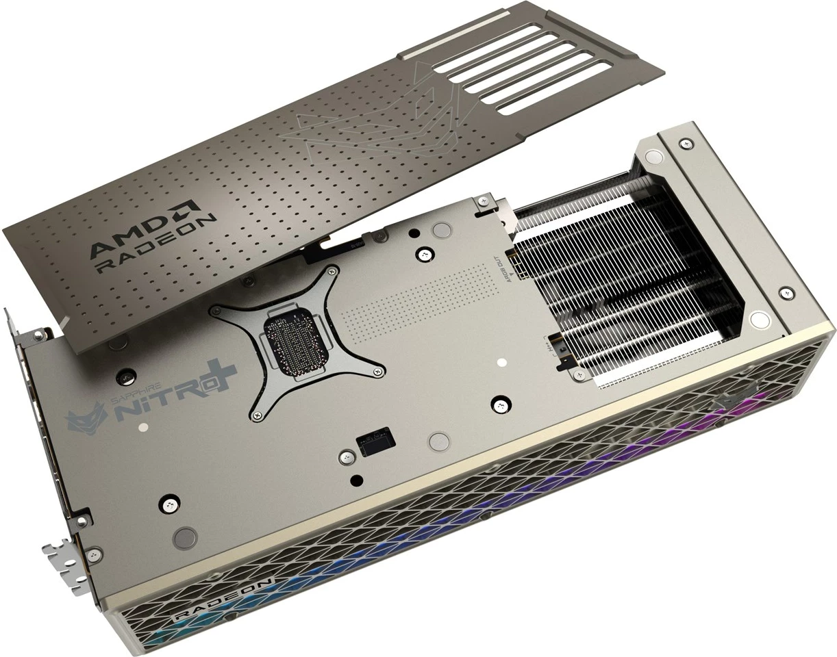 Kartelë grafike Sapphire NITRO+ Radeon RX 9070, 16 GB GDDR6, Gri