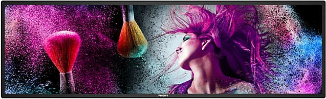 Ekran profesional digital signage Philips S-Line 37BDL3050S, 37", 700 cd/m², Android 8.0, 32:9, i zi