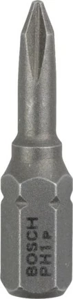 Bit Bosch 2 607 001 508, 3 copë, Phillips PH1, 25 mm