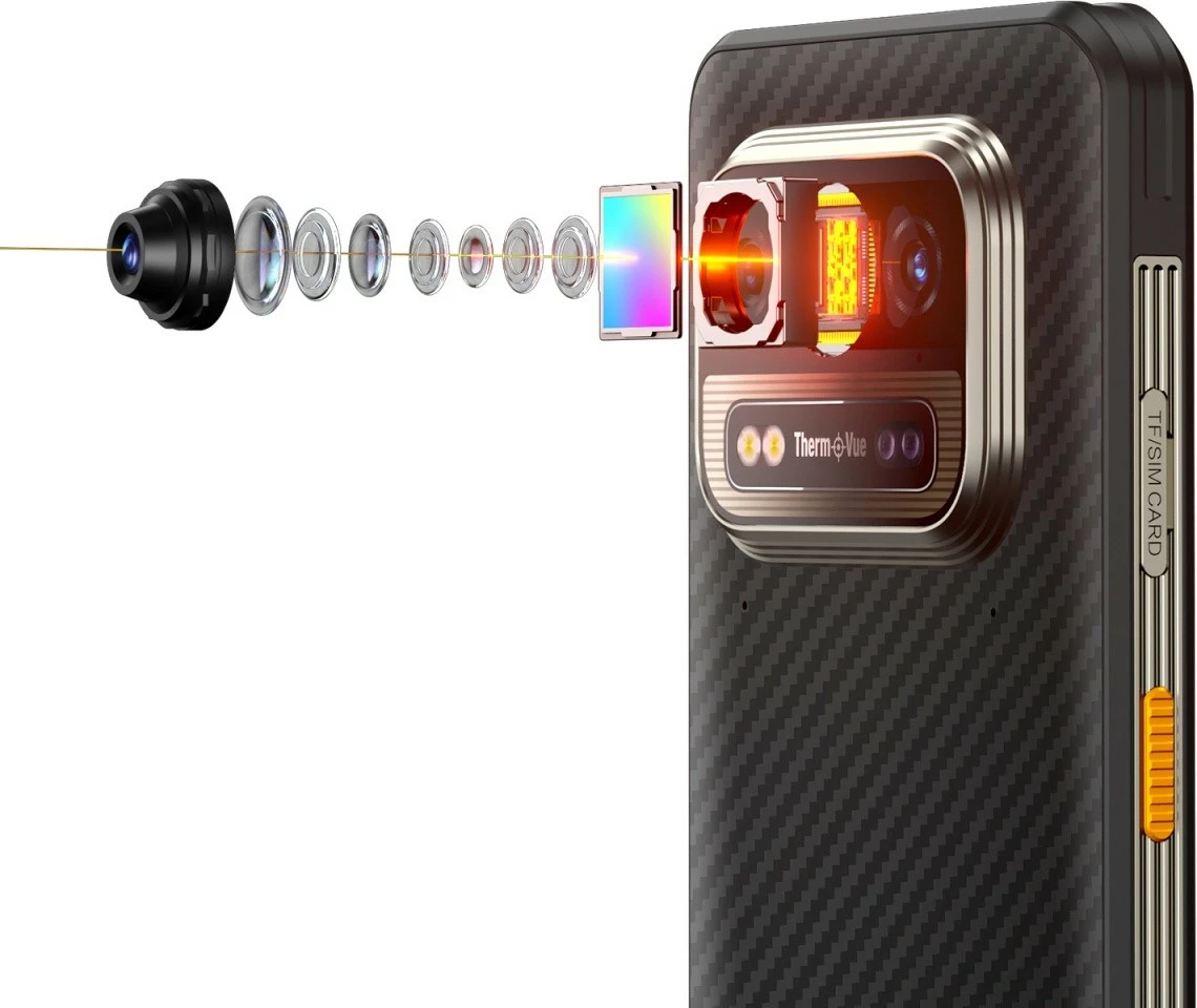 Celular Ulefone Armor 25T 4G, 6/256GB, IP69K, Thermal Vision, Frost Black