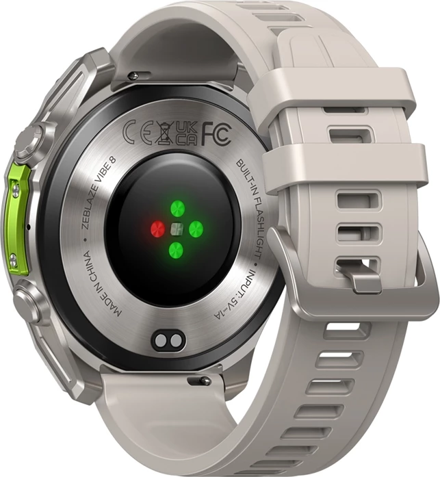 Smartwatch Zeblaze Vibe 8 Abyss 1.43" AMOLED AOD, thirrje me Bluetooth, IP69K 5 ATM, bateri 500 mAh, gri