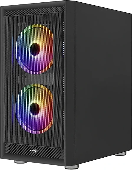 Kasë Aerocool PGS Graphite-G-BK-v2 FRGB, e zezë