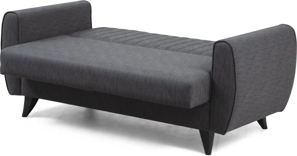 Divan-krevat dy vendësh Atelier del Sofa, ngjyrë gri e errët