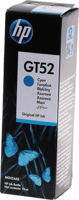 Shishe bojë printeri, HP, GT52 M0H54AE, 70 ml, deri 8000 faqe, cian