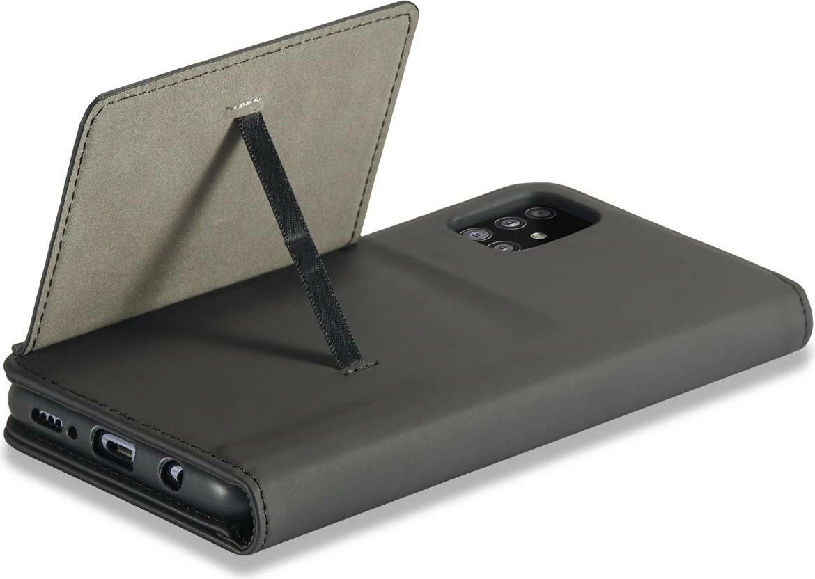 Mbështjellës Hurtel Magnet Card Case për Xiaomi Redmi Note 11 Pro, me kapak, portofol dhe qëndrim, i zi