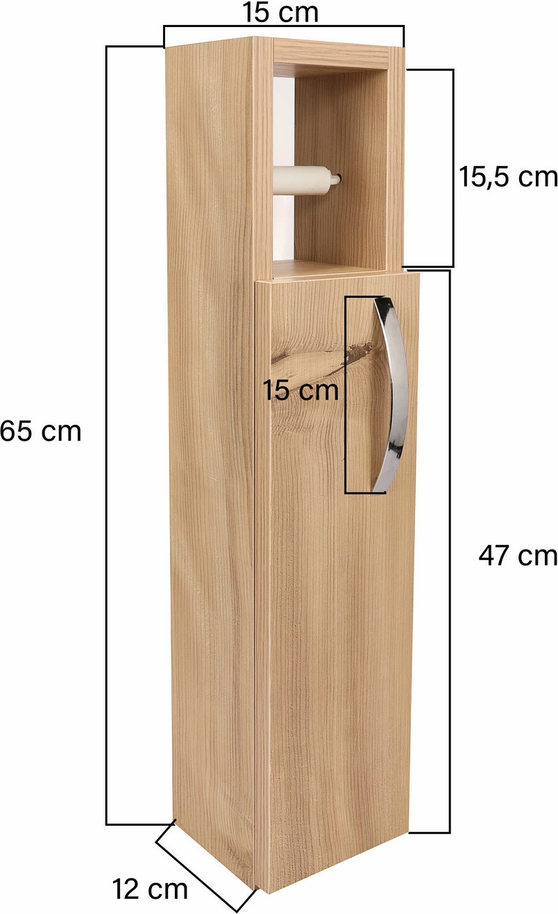 Dollap banjoje Hanah Home, model Star, ngjyrë lisi