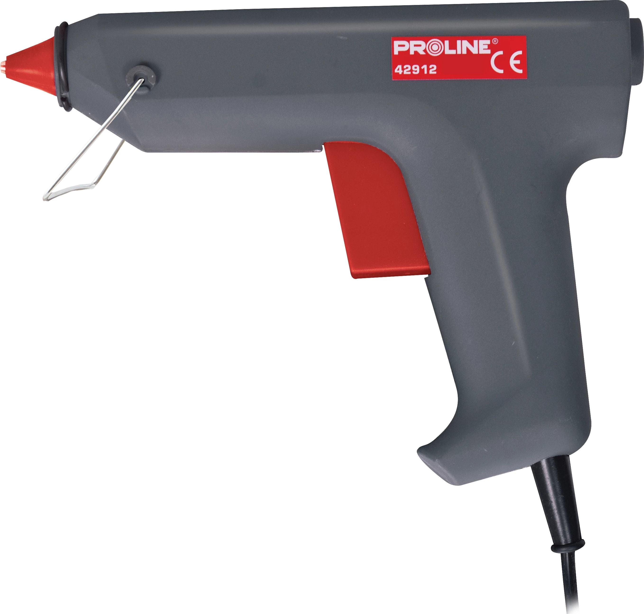 Pistoletë ngjitësi PROLINE 42912 25/78W për shkopinj 11.2mm, gri/kuqe