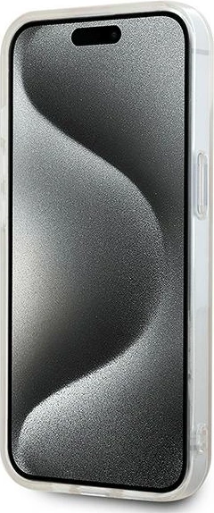 Mbështjellës DKNY IML Checkered Mono Pattern & Printed Stripes MagSafe për iPhone 15/14/13, Rozë