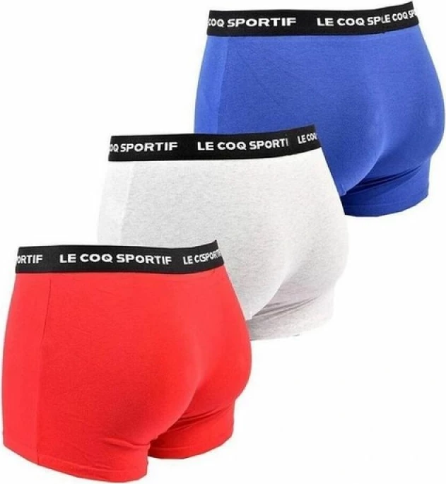 Të brendshme për meshkuj Le Coq Sportif K46938CO, set prej 3 copë, të kuqe/gri/kaltër [Madhësia: XL]