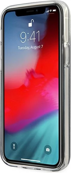 Mbështjellës Guess GUHCP12LPCUGLSGO për iPhone 12 Pro Max 6.7", Glitter Gradient, Gold