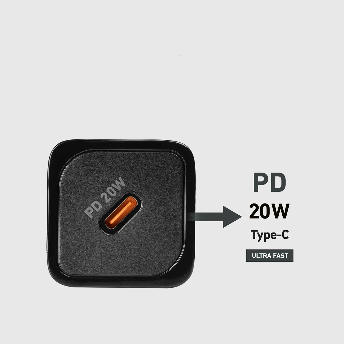 Karikues muri SBS TETRGAN1C20K, 20W, USB-C, GaN, i zi