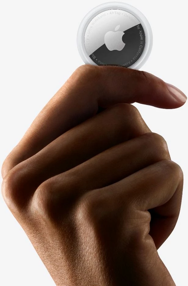 Rrip për AirTag Apple Loop, poliuretan, i bardhë