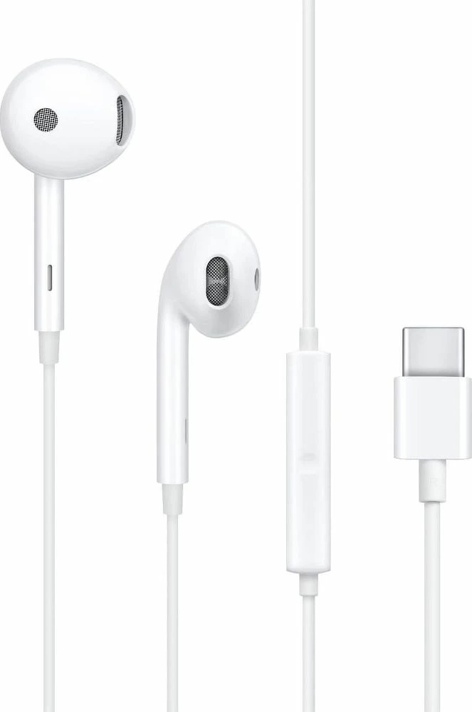 Kufje Oppo MH135-3, USB-C, me mikrofon, kabllo 1.2 m, të bardha, bulk