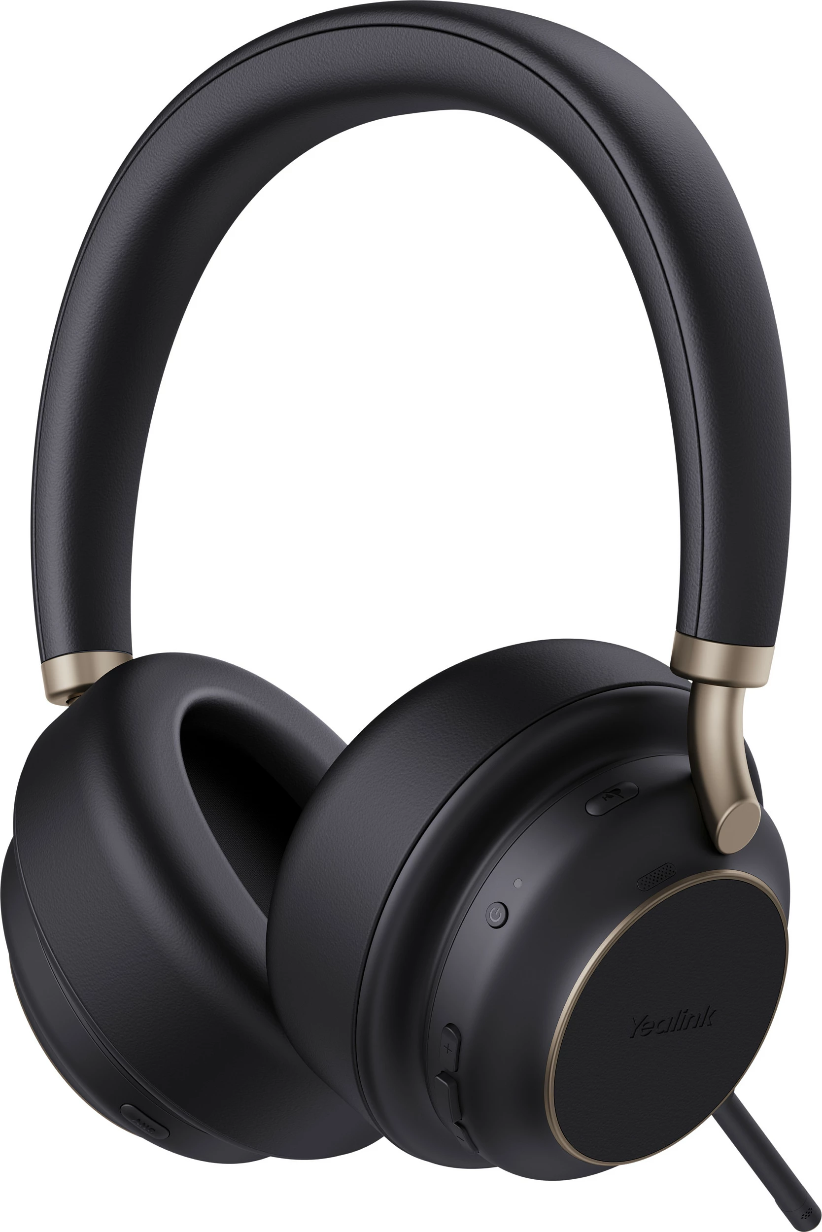 Kufje Yealink BH76 Plus me bazë karikimi, Teams, USB-C/A, e zezë