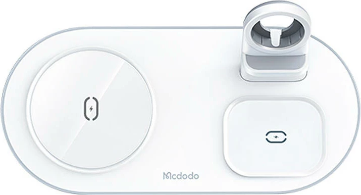 Karikues wireless Mcdodo CH-7062 3-në-1, 15W, i bardhë