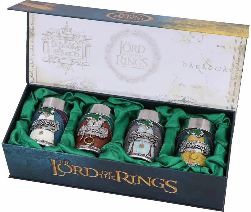 Set gotash shot NEMESIS NOW Lord of the Rings Hobbit, 4 copë