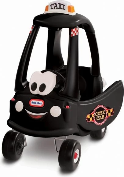 Vetura lodër me shtytje Little Tikes Cozy Coupe Black Taxi 160467, deri 23 kg, 18 muaj-5 vjet, e zezë