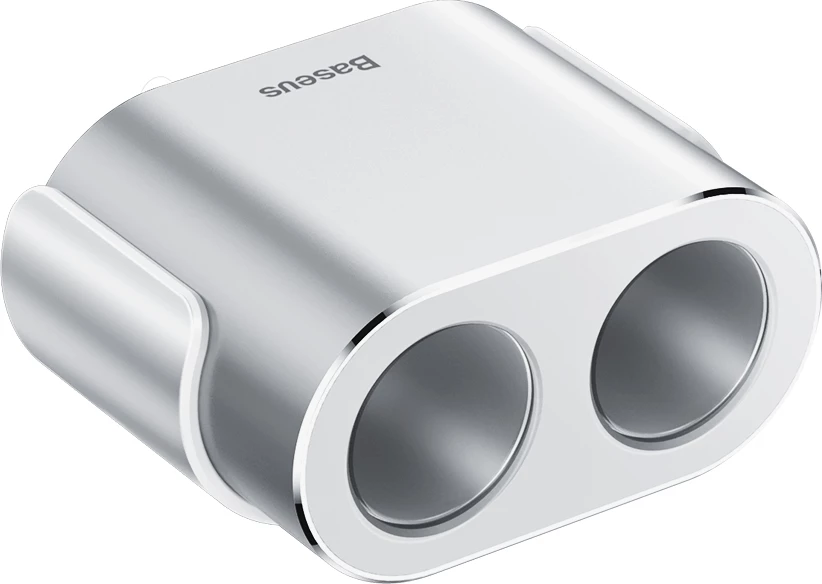 Karikues veture Baseus CRDYQ-0S, 2x dalje çakmaku 80W, 2x USB-A 3.1A, argjend