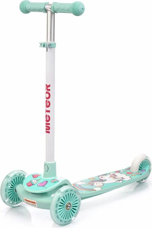 Trotinetë për fëmijë Meteor, e gjelbër