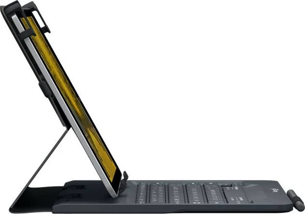 Tastierë me mbështjellës Logitech Universal Folio, Bluetooth, QWERTZ, e zezë