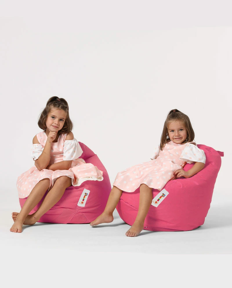 Qese ulëse për fëmijë, ngjyrë rozë, Garden Bean Bag Atelier del Sofa, Premium Kids