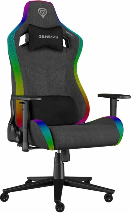 Karrige gaming Genesis NFG-2246, e zezë/e hirtë