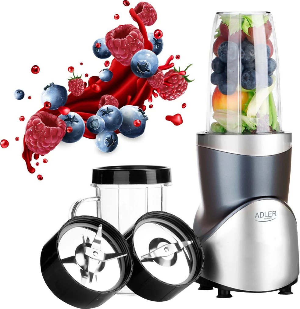 Blender tavoline Adler AD 4084, 0.7L, xham, 1200W, i zi