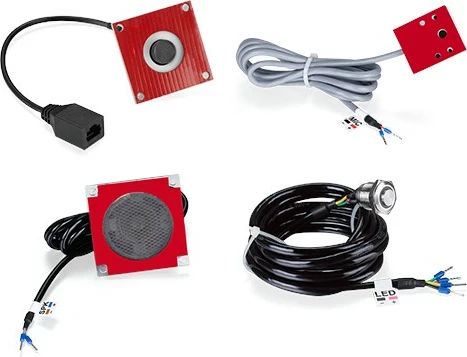 Modul altoparlanti Fanvil PA2-KIT, i zi, gri, i kuq