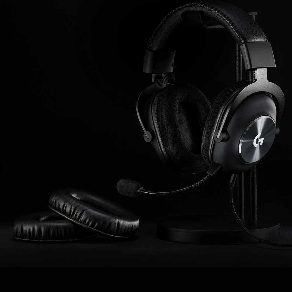 Kufje gaming Logitech G PRO X, 7.1 Surround Sound, me kabllo, të zeza