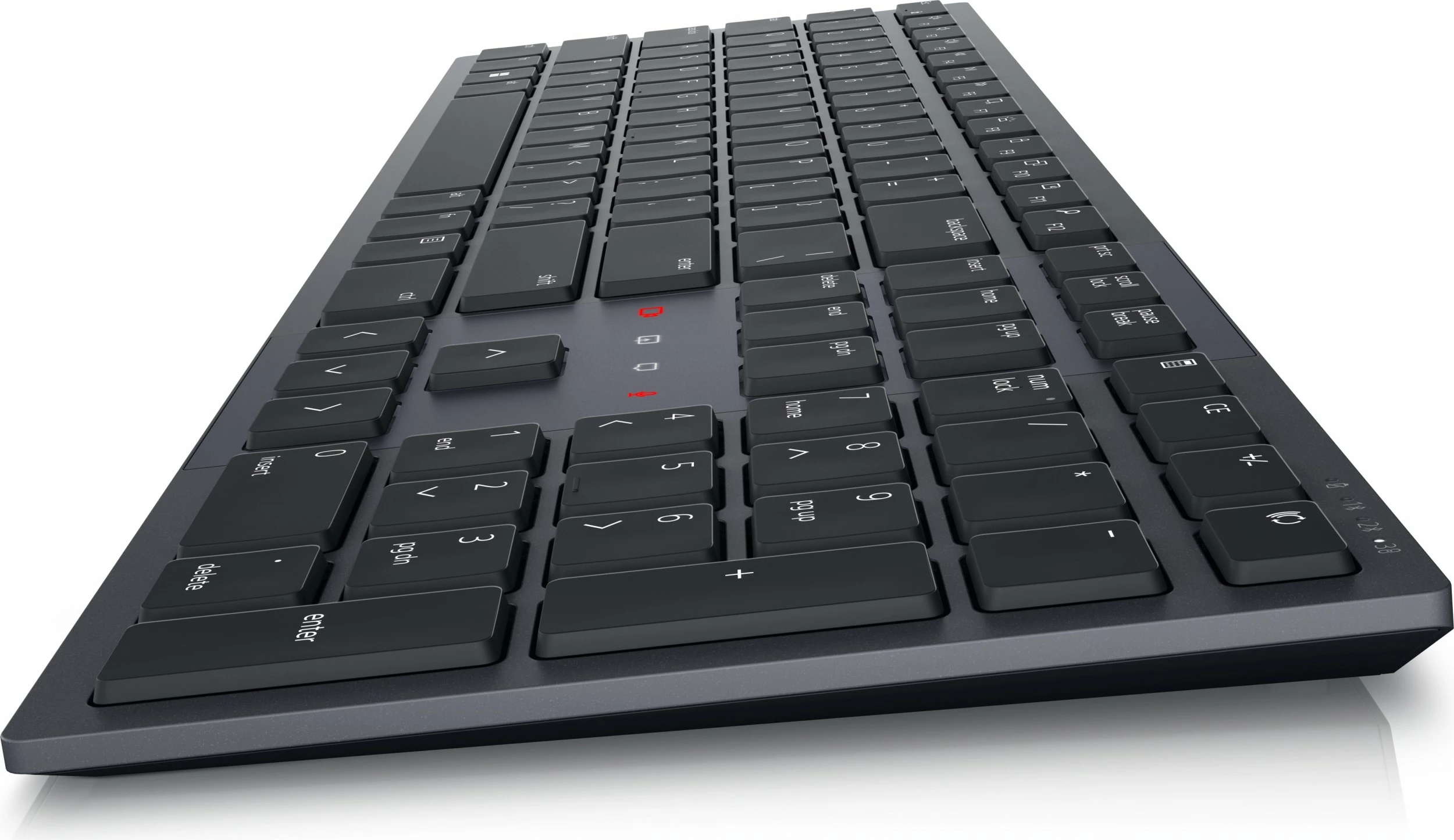 Tastierë DELL KB900, full-size, wireless, RF + Bluetooth, QWERTZ, grafit