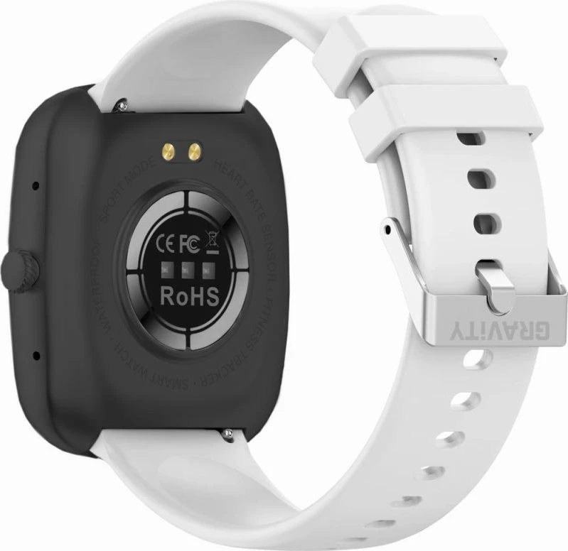 Smartwatch Gravity GT18-10, dy rripa, e zezë