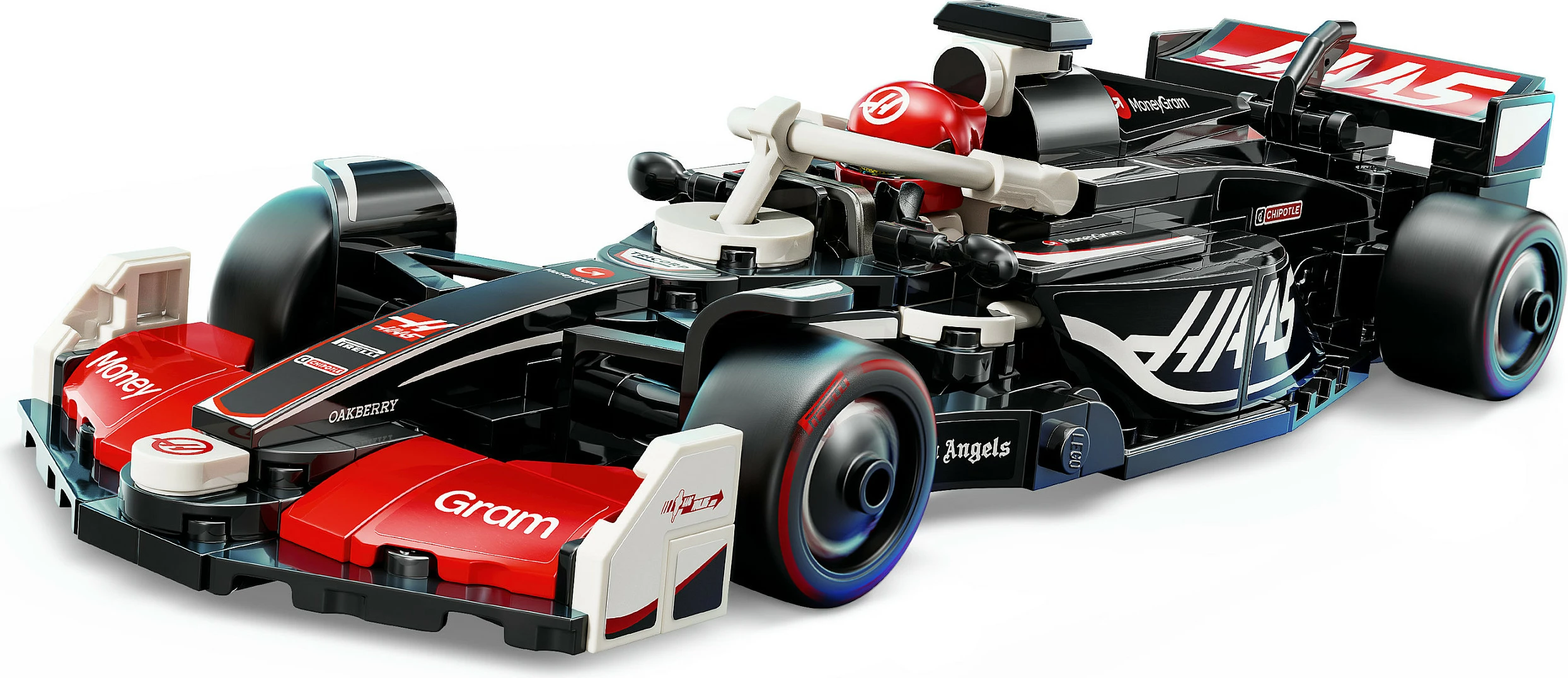 Set ndërtimi LEGO MoneyGram Haas F1 Team VF-24, 242 pjesë, shumëngjyrësh