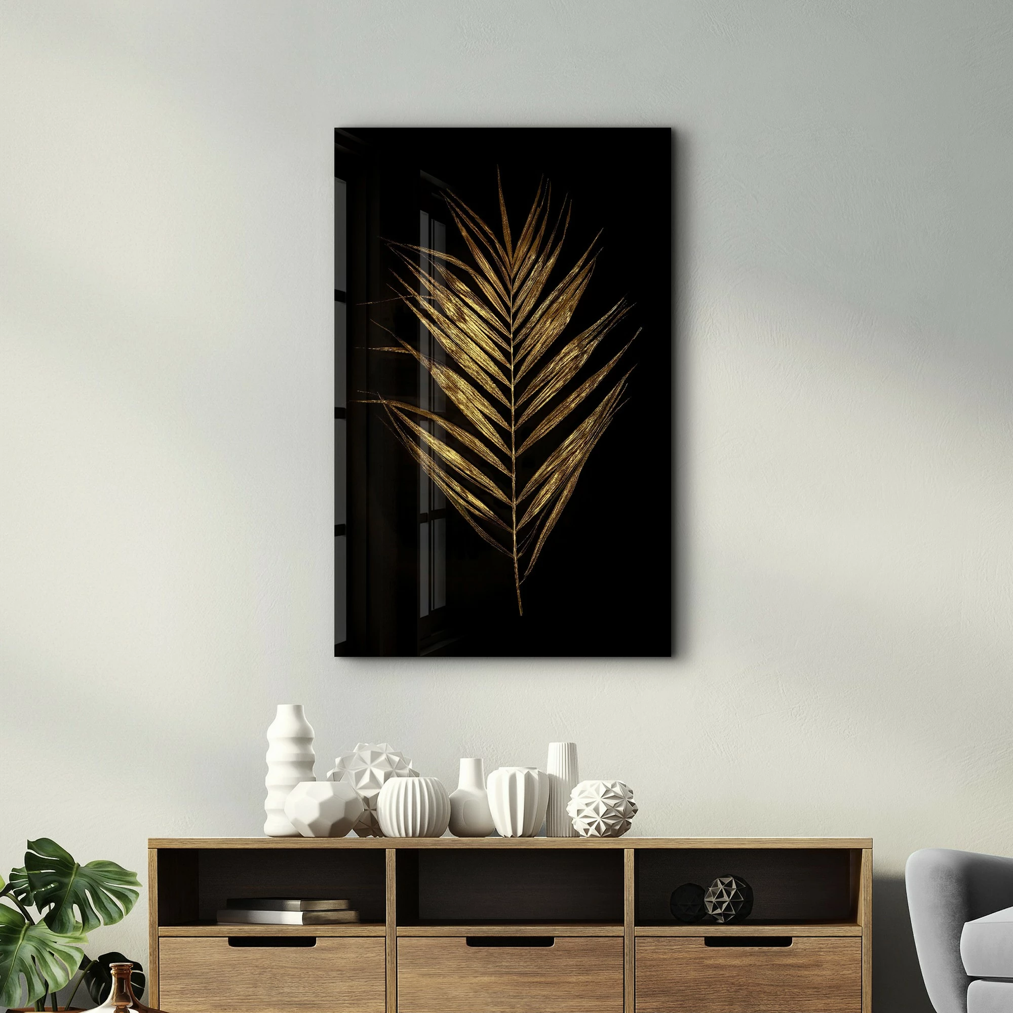 Pikturë dekorative prej xhami të temperuar, Wallity, CAM-2034, 70x110cm