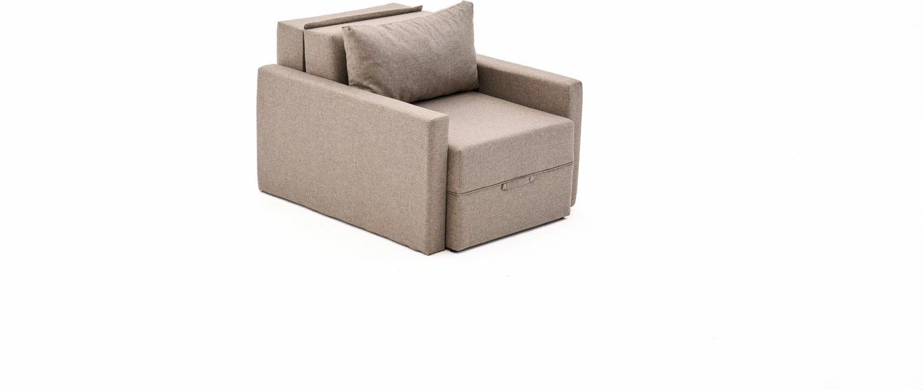 Krevat-karrige një vendi, ngjyrë kafe, Atelier del Sofa, Saros