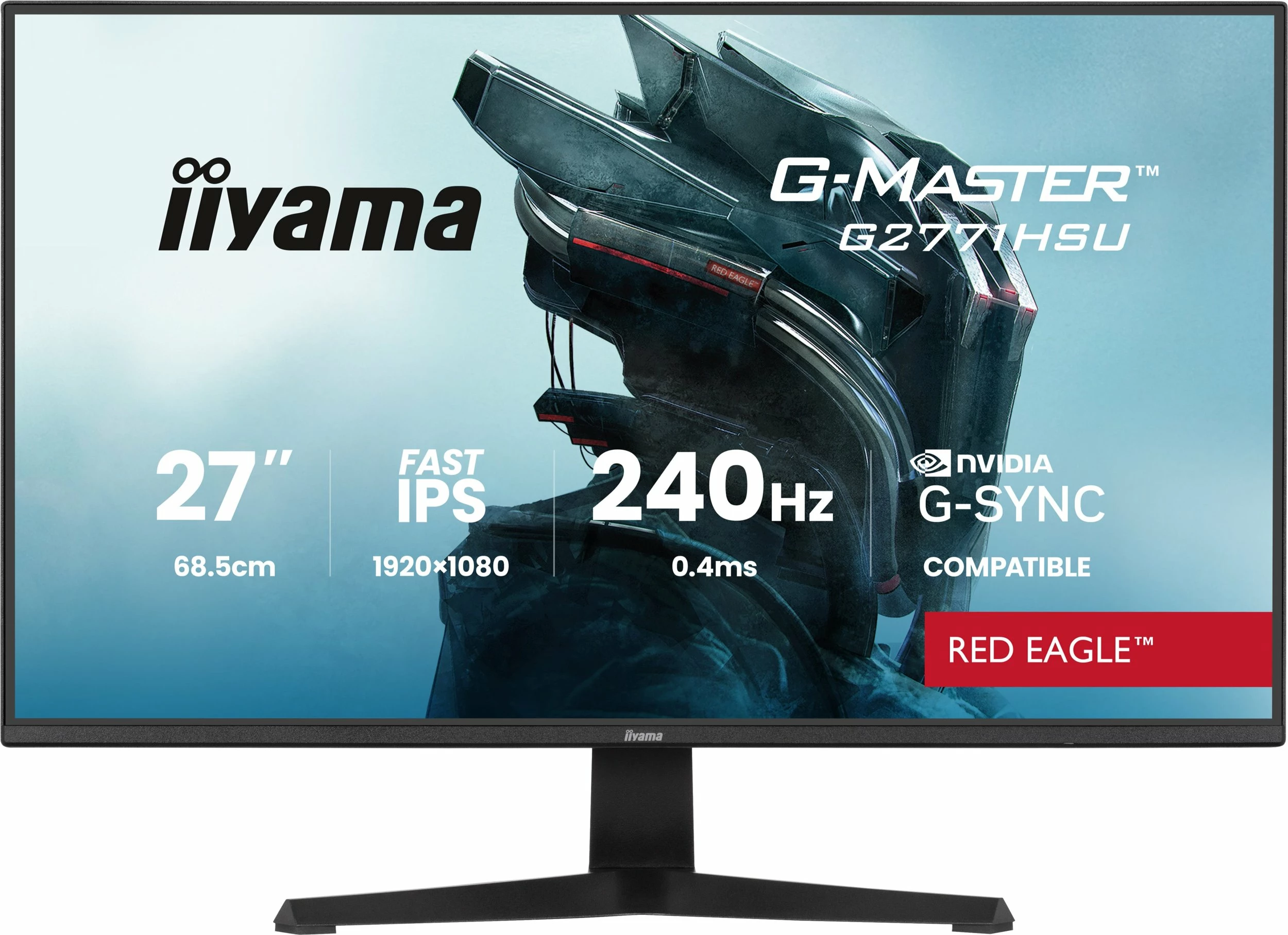 Monitor gaming iiyama G-Master G2771HSU-B1 Red Eagle 27\" Full HD IPS 240Hz, i zi